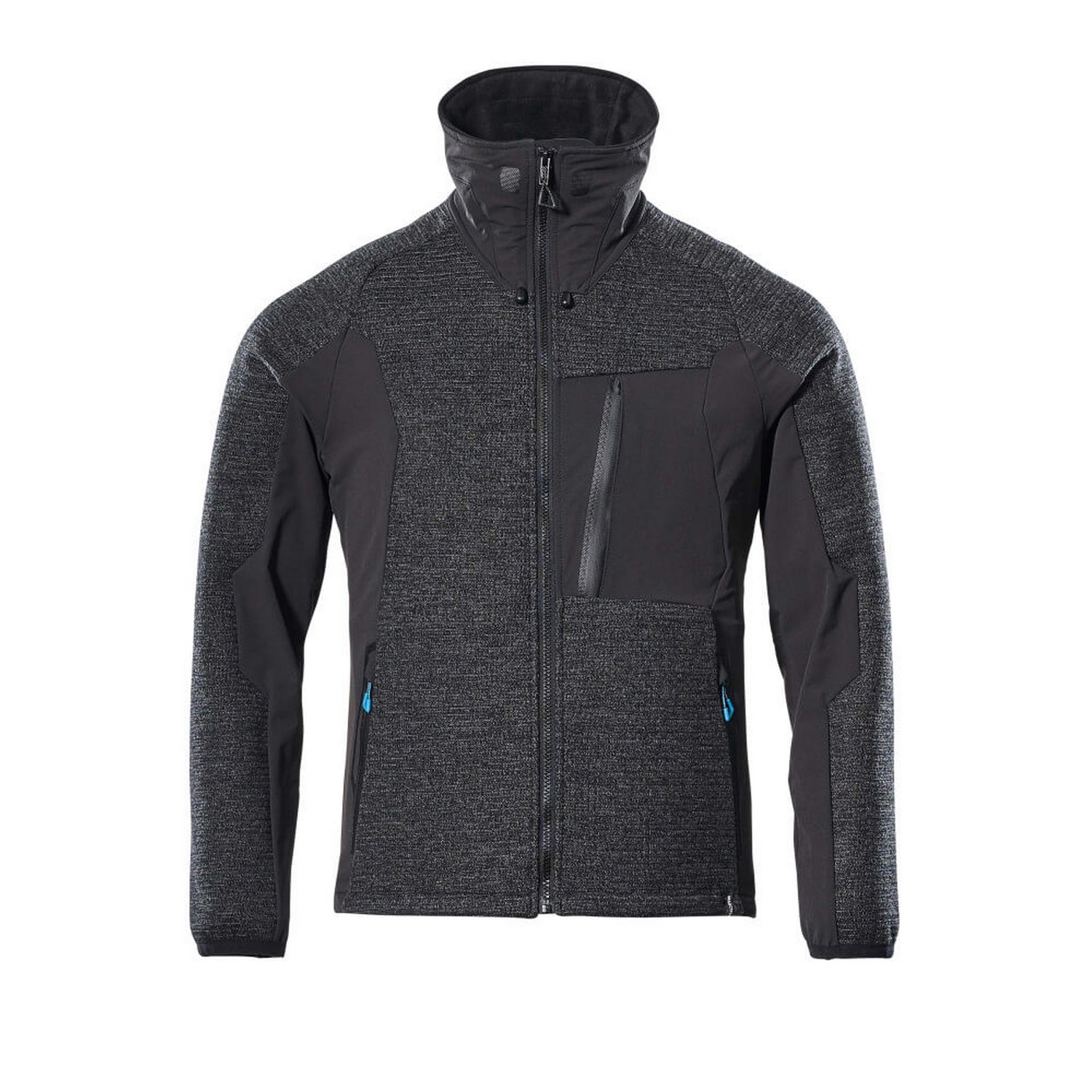 Black - Front - Mascot Mens Advanced Knitted Full Zip Jacket