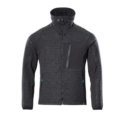 Black - Front - Mascot Mens Advanced Knitted Full Zip Jacket