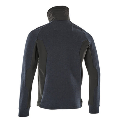 Dark Navy-Black - Back - Mascot Mens Advanced Full Zip Jacket