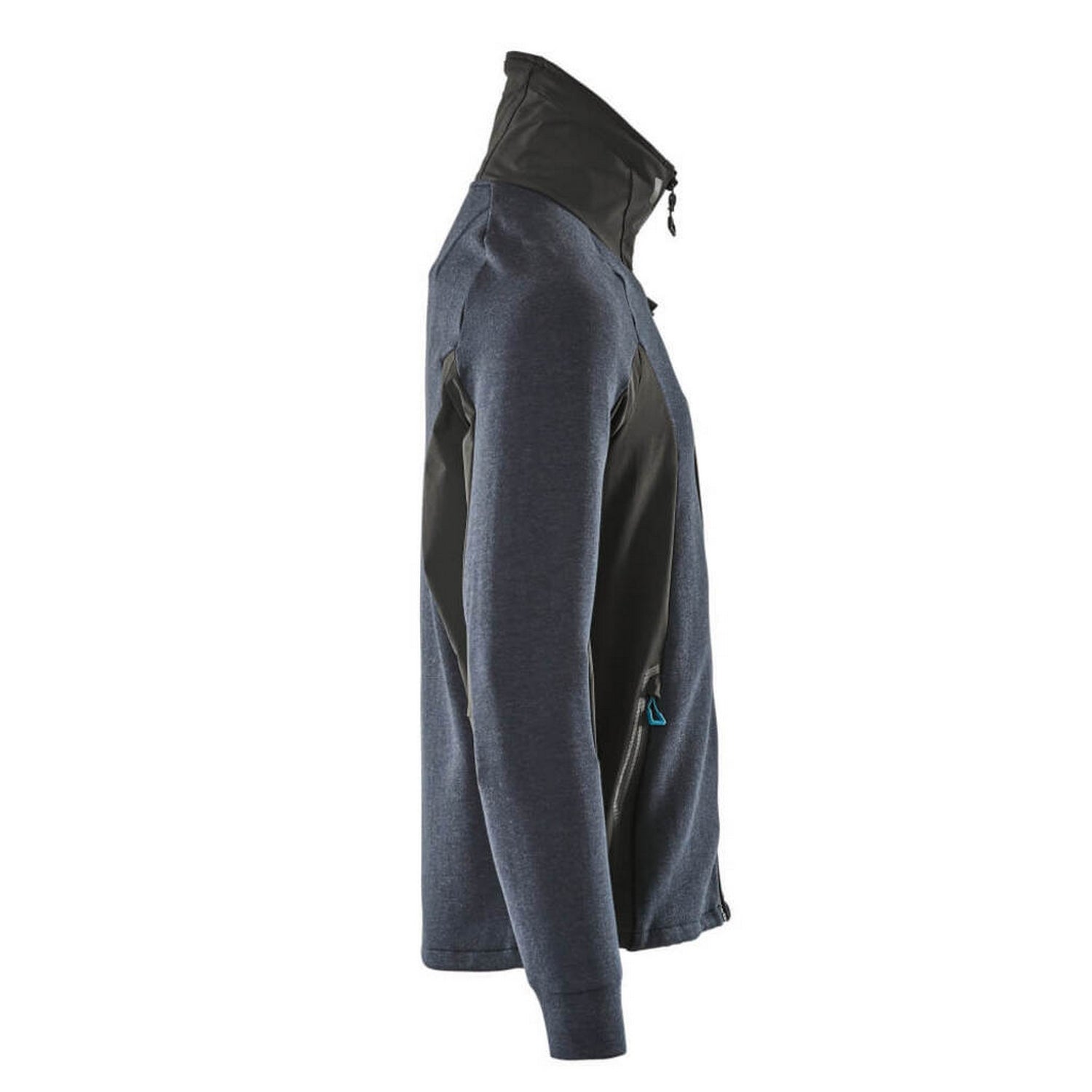 Dark Navy-Black - Side - Mascot Mens Advanced Full Zip Jacket