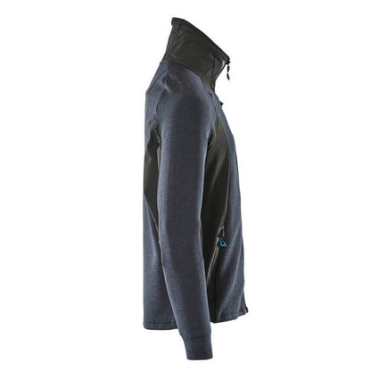 Dark Navy-Black - Side - Mascot Mens Advanced Full Zip Jacket