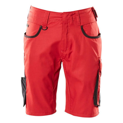 Red-Black - Front - Mascot Mens Unique Work Shorts