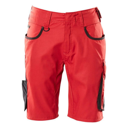 Red-Black - Front - Mascot Mens Unique Work Shorts