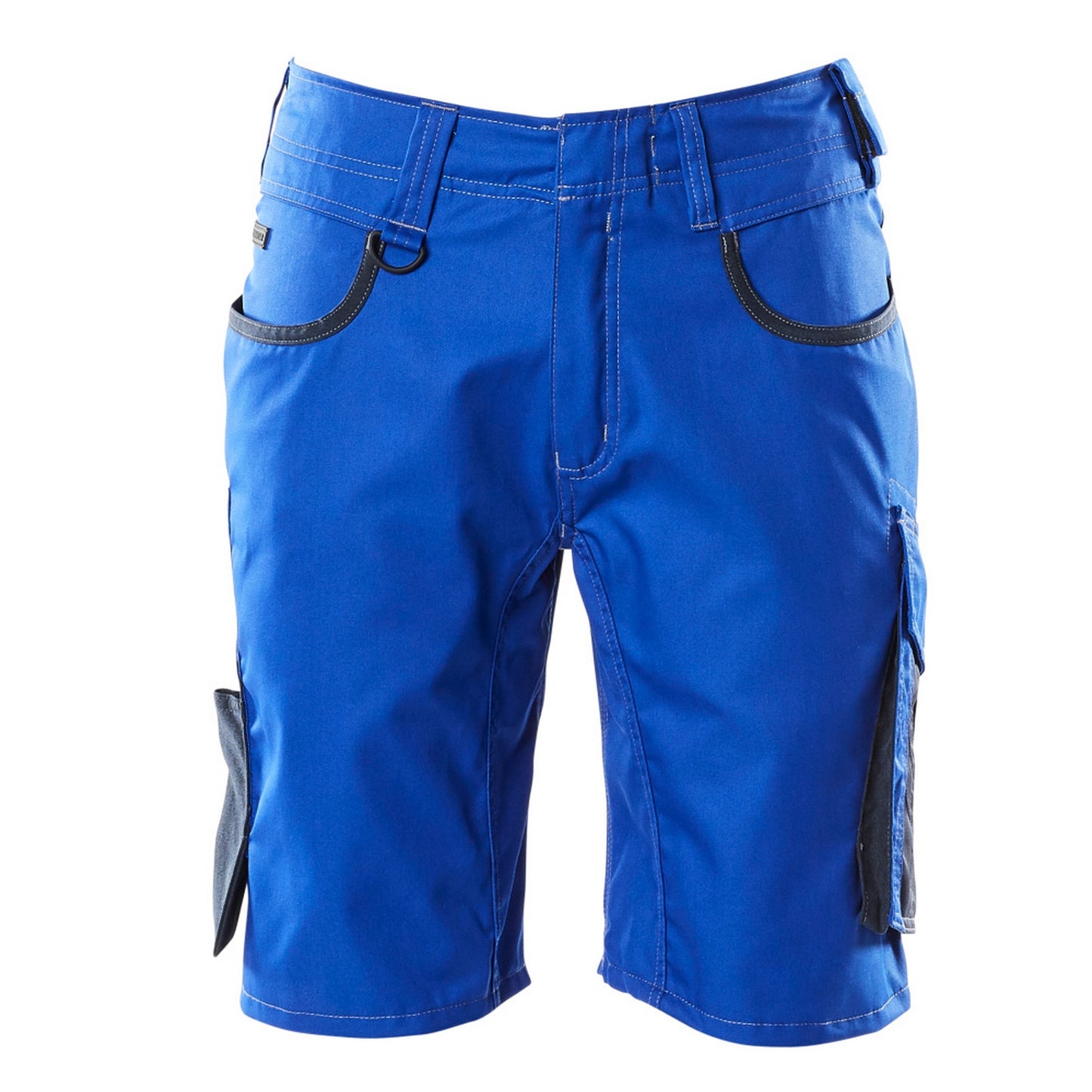 Royal Blue-Dark Navy - Front - Mascot Mens Unique Work Shorts