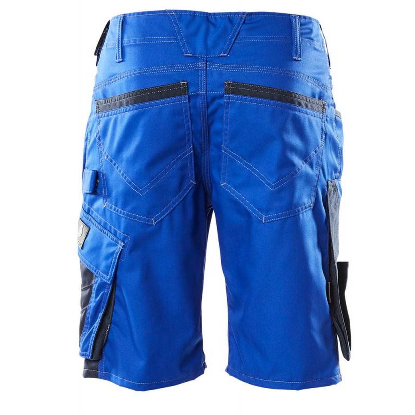 Royal Blue-Dark Navy - Back - Mascot Mens Unique Work Shorts