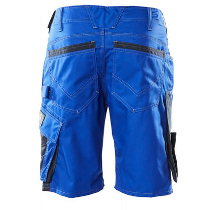 Royal Blue-Dark Navy - Back - Mascot Mens Unique Work Shorts