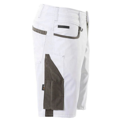 White-Dark Anthracite - Side - Mascot Mens Unique Work Shorts