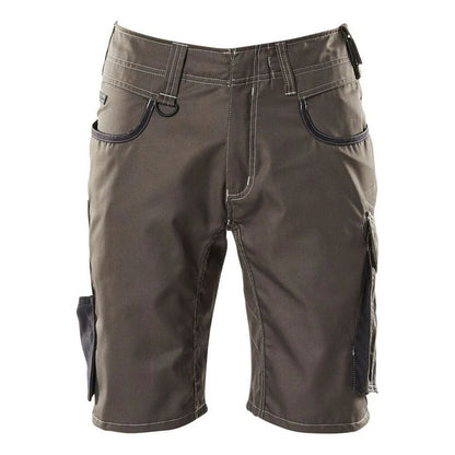 Dark Anthracite-Black - Front - Mascot Mens Unique Work Shorts