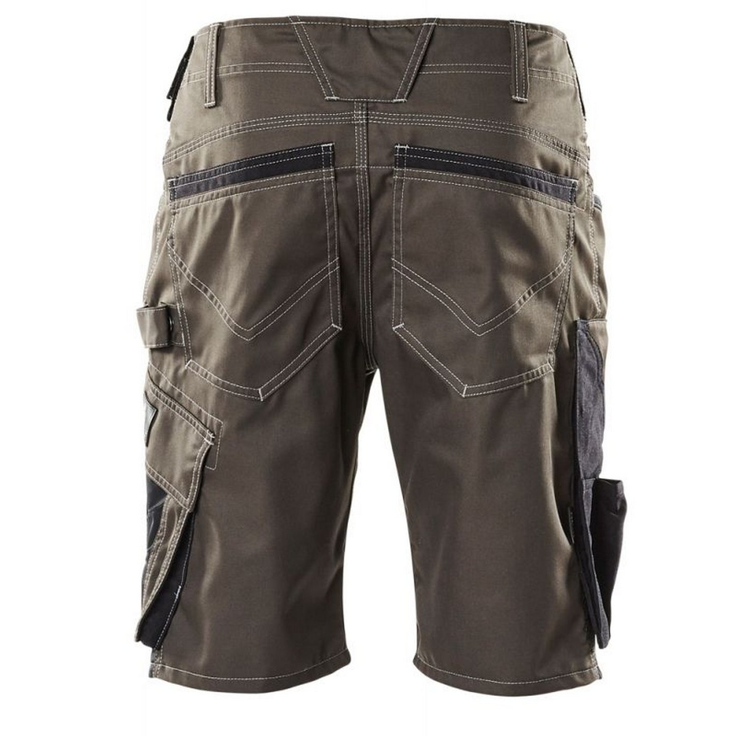 Dark Anthracite-Black - Back - Mascot Mens Unique Work Shorts