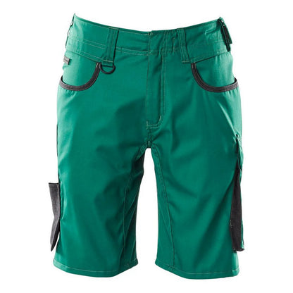 Green-Black - Front - Mascot Mens Unique Work Shorts