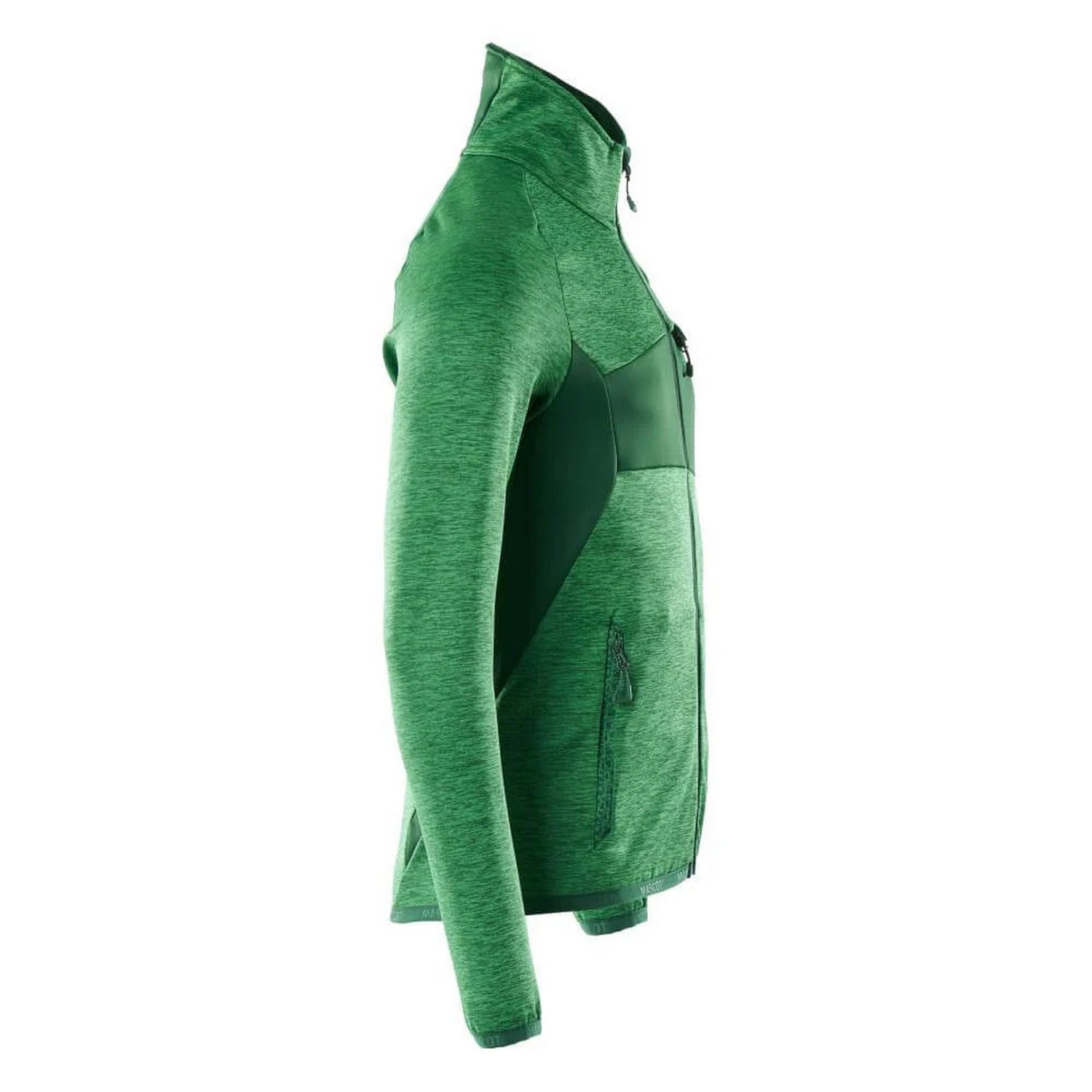 Grass Green-Green - Side - Mascot Mens Accelerate Fleece Jacket