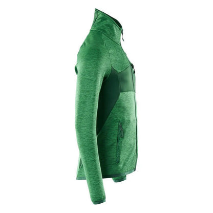 Grass Green-Green - Side - Mascot Mens Accelerate Fleece Jacket