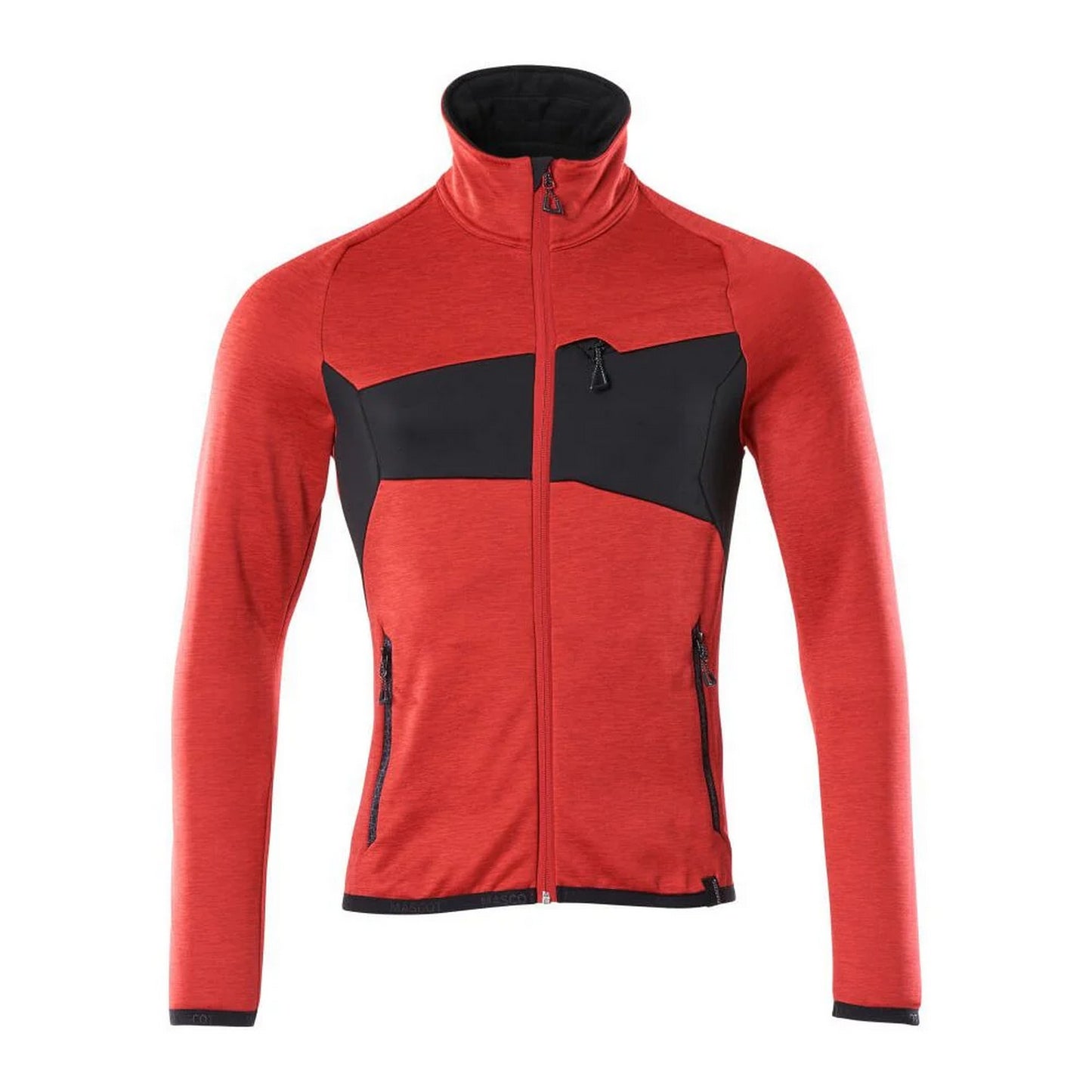 Traffic Red-Black - Front - Mascot Mens Accelerate Fleece Jacket