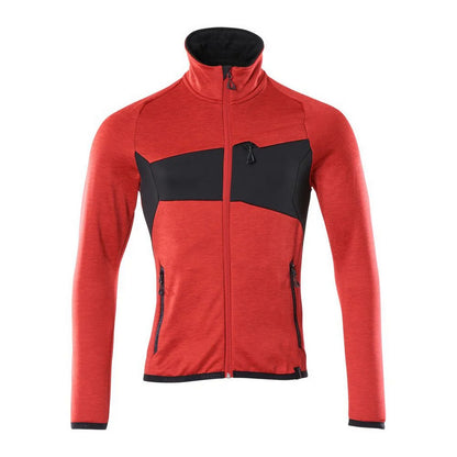 Traffic Red-Black - Front - Mascot Mens Accelerate Fleece Jacket