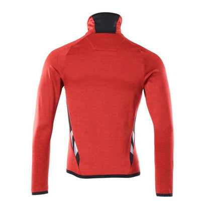 Traffic Red-Black - Back - Mascot Mens Accelerate Fleece Jacket