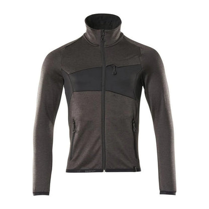 Dark Anthracite-Black - Front - Mascot Mens Accelerate Fleece Jacket