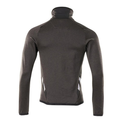 Dark Anthracite-Black - Back - Mascot Mens Accelerate Fleece Jacket
