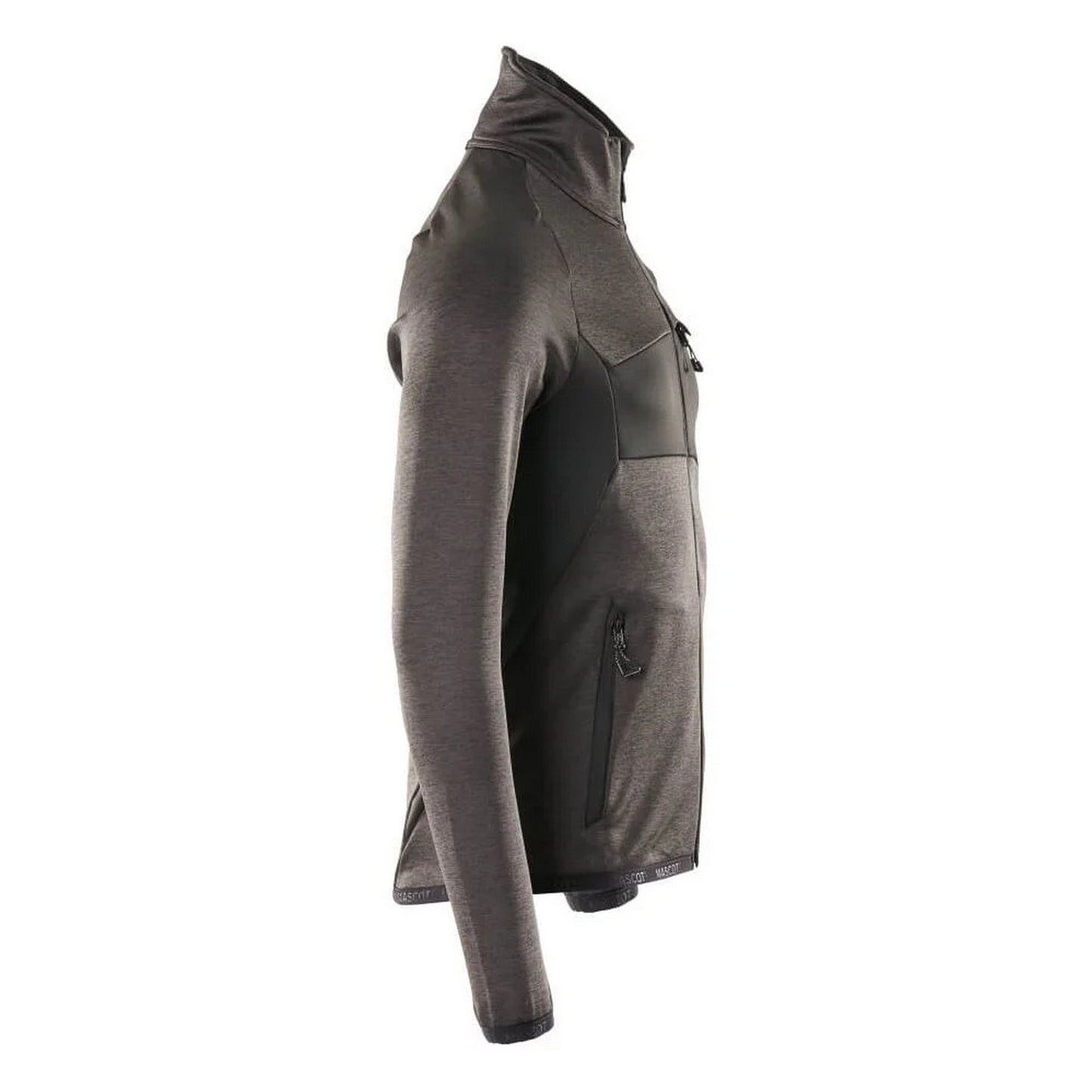 Dark Anthracite-Black - Side - Mascot Mens Accelerate Fleece Jacket