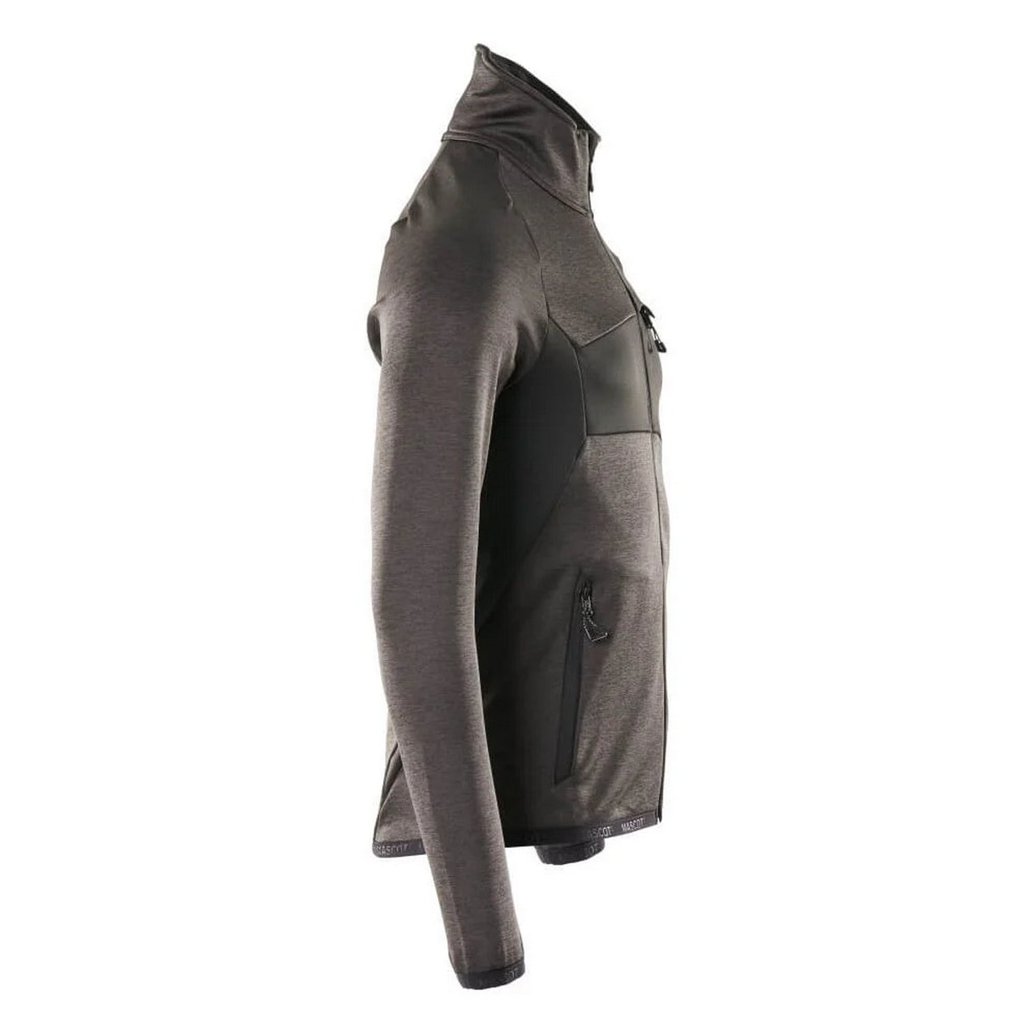 Dark Anthracite-Black - Side - Mascot Mens Accelerate Fleece Jacket