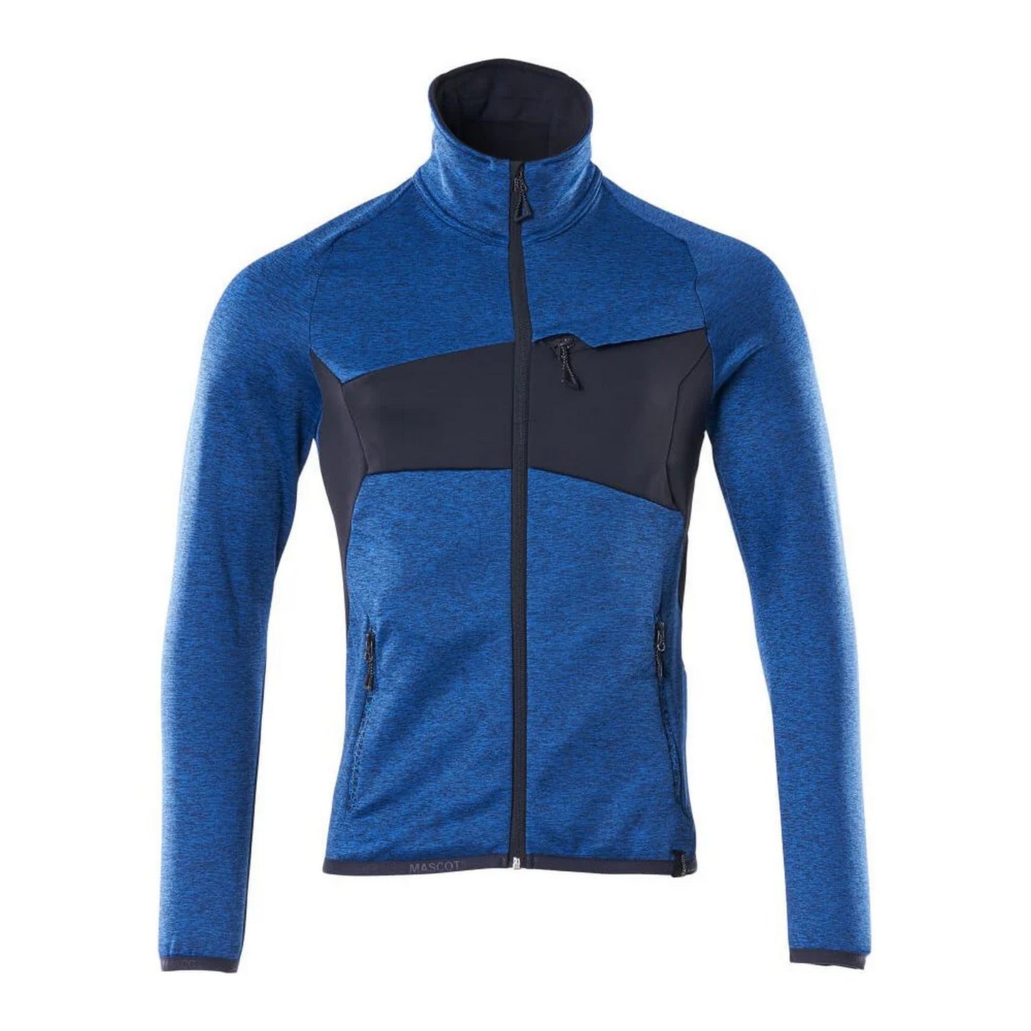 Azure Blue-Dark Navy - Front - Mascot Mens Accelerate Fleece Jacket