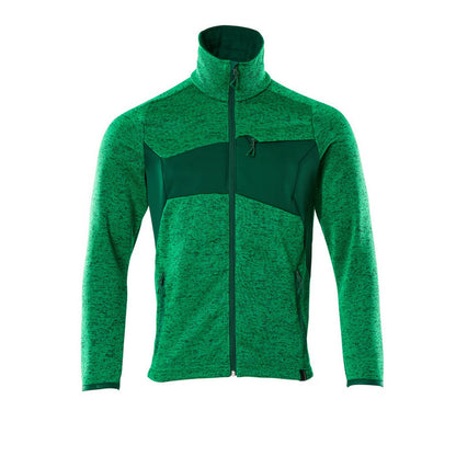 Grass Green-Green - Front - Mascot Mens Accelerate Knitted Jacket