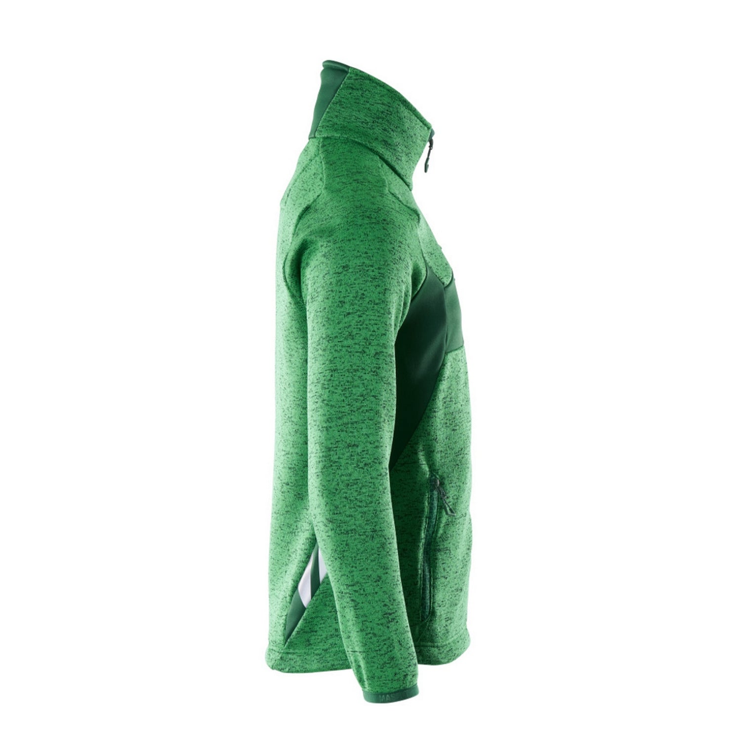 Grass Green-Green - Side - Mascot Mens Accelerate Knitted Jacket