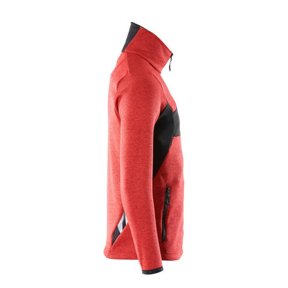 Traffic Red-Black - Side - Mascot Mens Accelerate Knitted Jacket