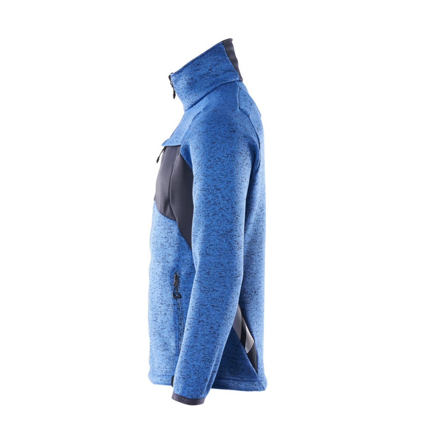 Azure Blue-Dark Navy - Lifestyle - Mascot Mens Accelerate Knitted Jacket