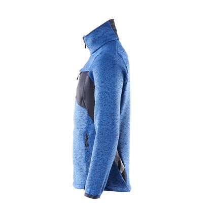 Azure Blue-Dark Navy - Lifestyle - Mascot Mens Accelerate Knitted Jacket