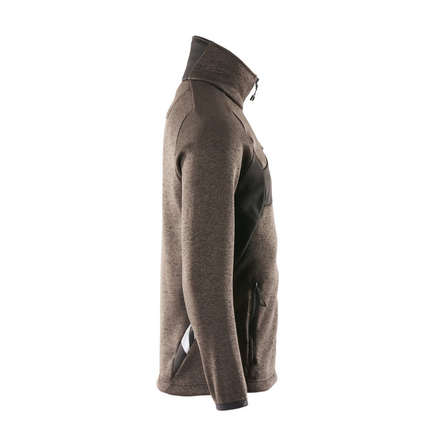 Dark Anthracite-Black - Side - Mascot Mens Accelerate Knitted Jacket