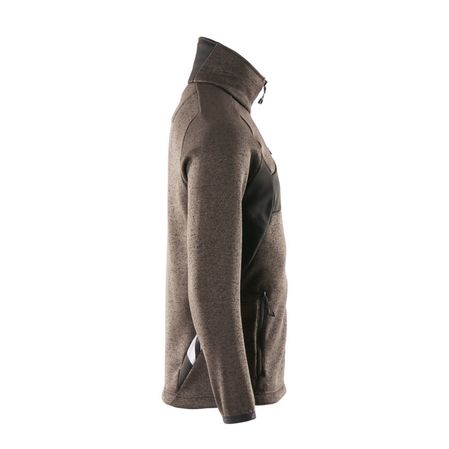 Dark Anthracite-Black - Side - Mascot Mens Accelerate Knitted Jacket