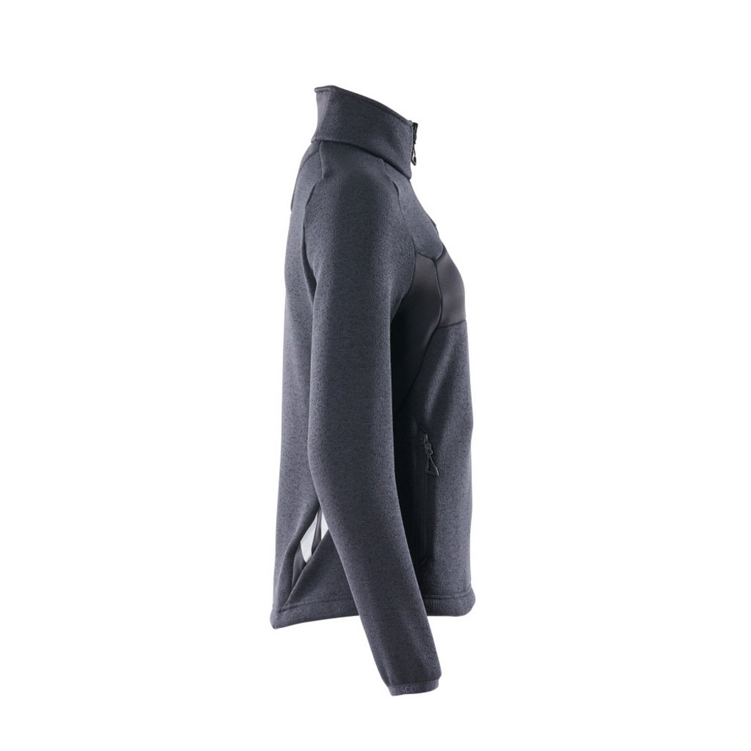 Dark Navy - Side - Mascot Womens-Ladies Accelerate Knitted Jacket