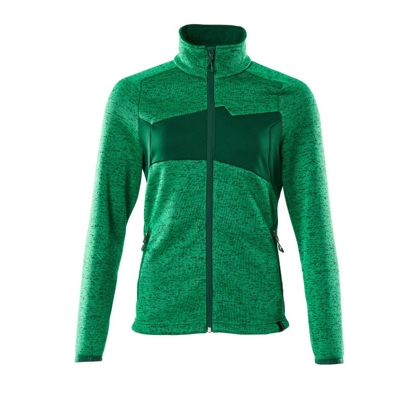 Grass Green-Green - Front - Mascot Womens-Ladies Accelerate Knitted Jacket