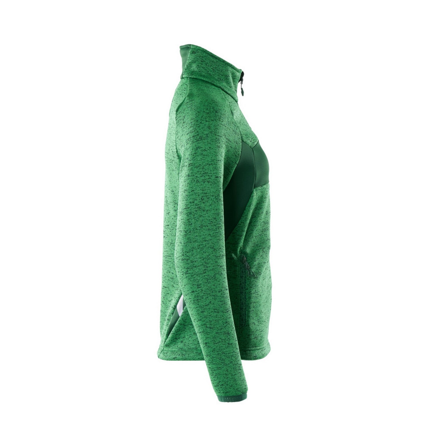 Grass Green-Green - Side - Mascot Womens-Ladies Accelerate Knitted Jacket