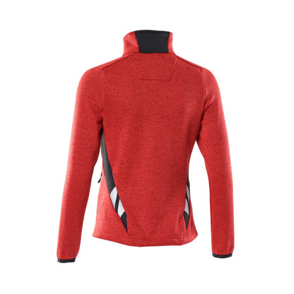 Traffic Red-Black - Back - Mascot Womens-Ladies Accelerate Knitted Jacket