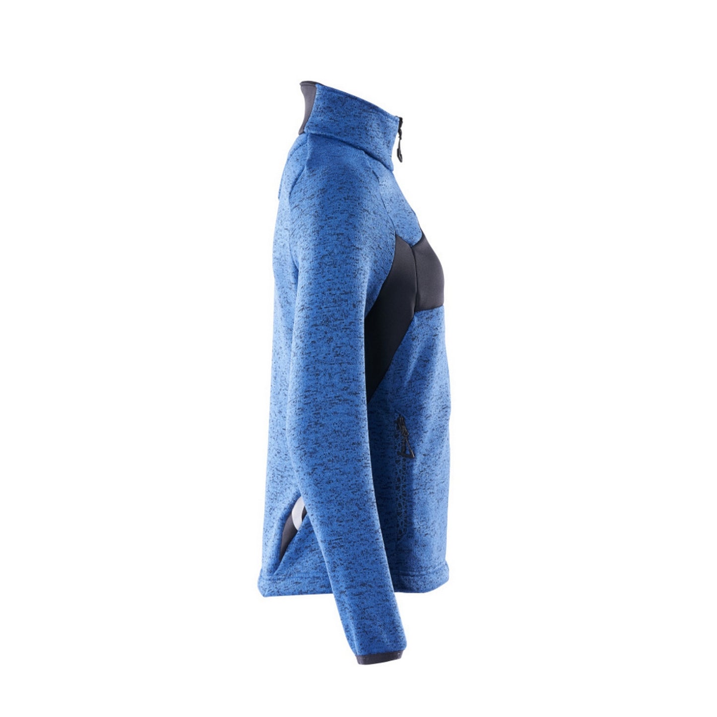 Azure Blue-Dark Navy - Side - Mascot Womens-Ladies Accelerate Knitted Jacket