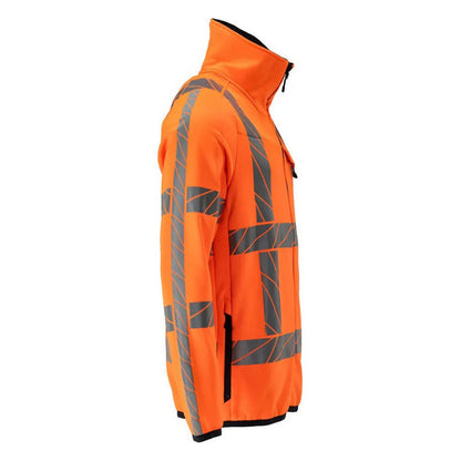 Hi Vis Orange - Back - Mascot Mens Accelerate Safe Fleece Jacket