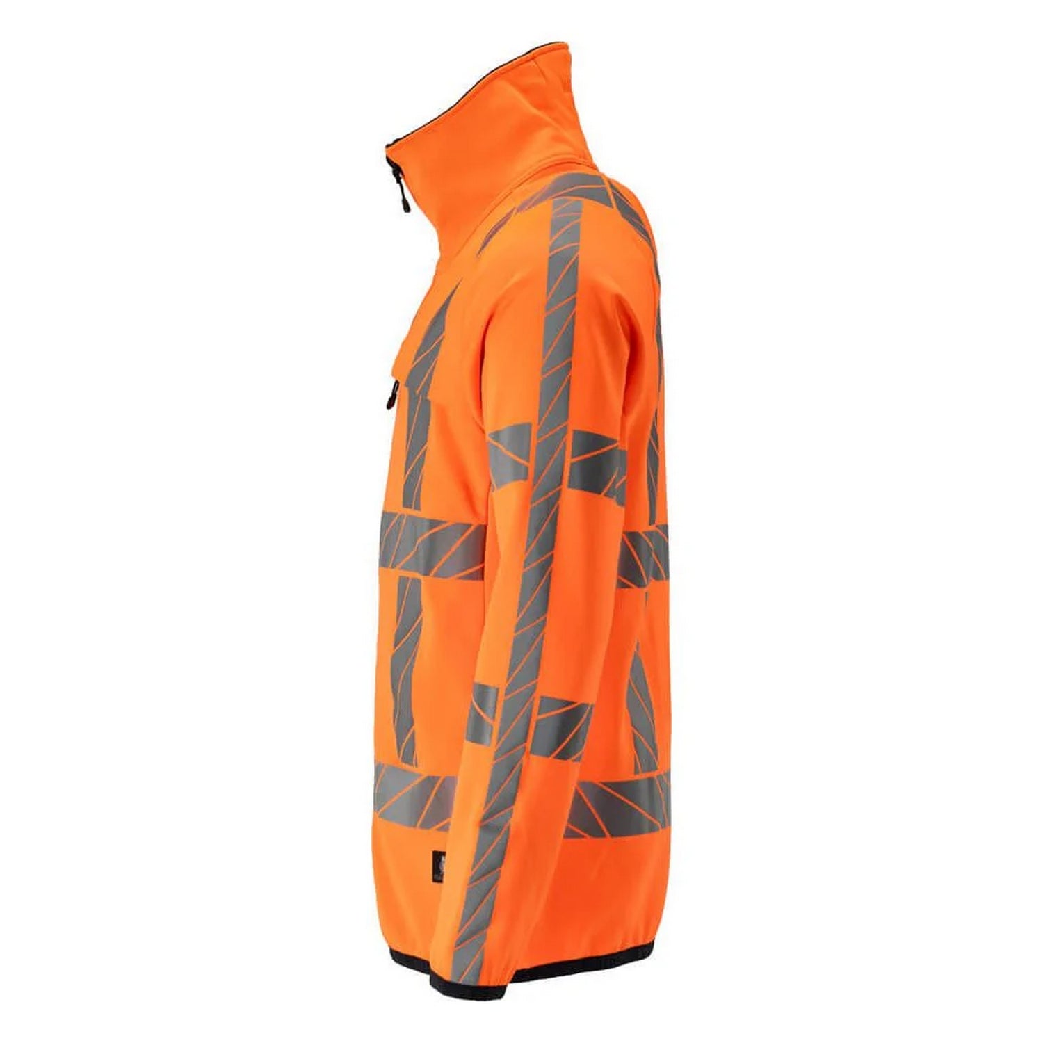 Hi Vis Orange - Side - Mascot Mens Accelerate Safe Fleece Jacket