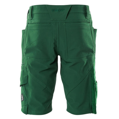 Green - Back - Mascot Mens Accelerate Work Shorts