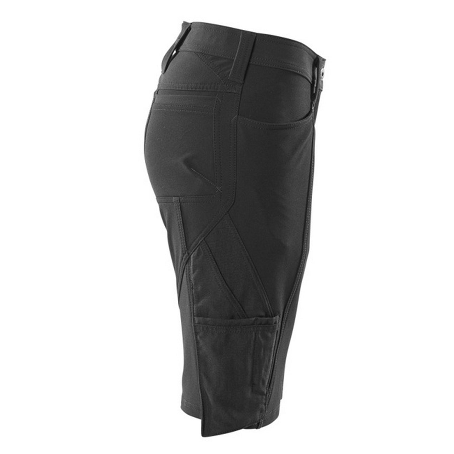 Black - Side - Mascot Mens Accelerate Work Shorts