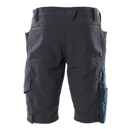 Dark Navy - Back - Mascot Mens Accelerate Work Shorts