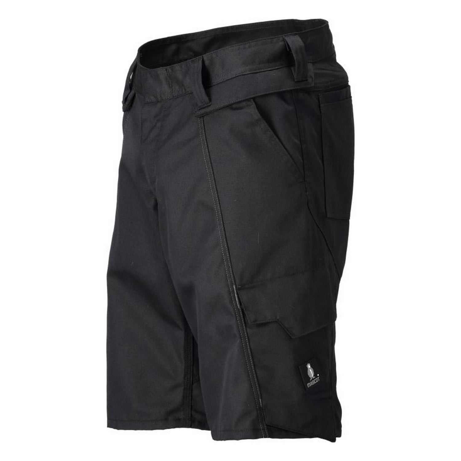 Black - Side - Mascot Mens Accelerate Holster Pocket Work Shorts