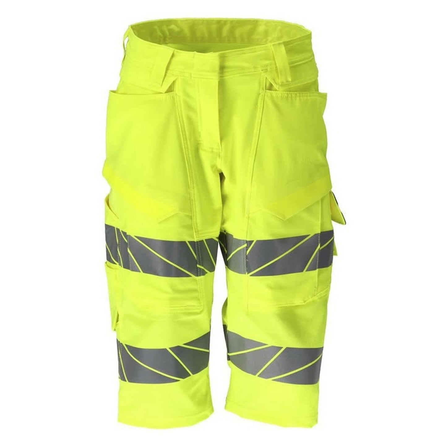 Hi Vis Yellow - Front - Mascot Mens Accelerate Safe Work Shorts