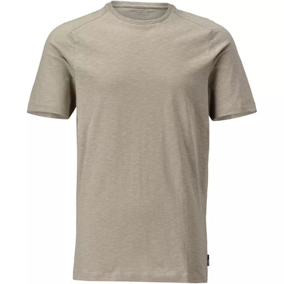 Light Sand - Front - Mascot Mens Customised Short-Sleeved T-Shirt