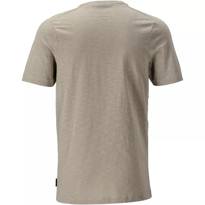 Light Sand - Back - Mascot Mens Customised Short-Sleeved T-Shirt