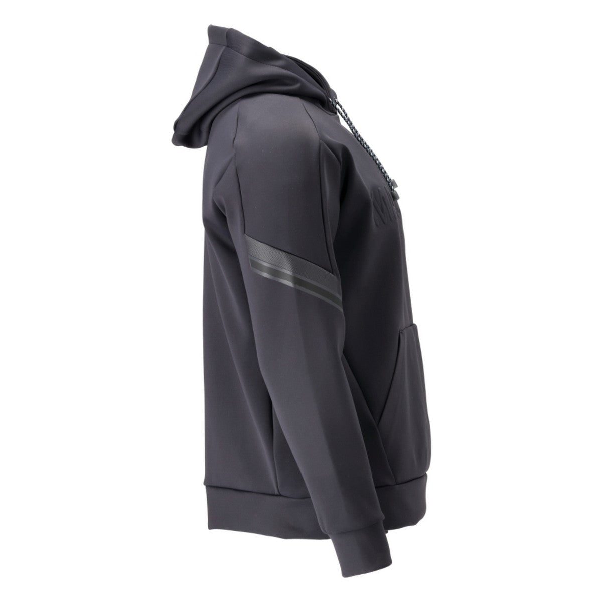 Dark Navy - Side - Mascot Mens Customised Fleece Hoodie