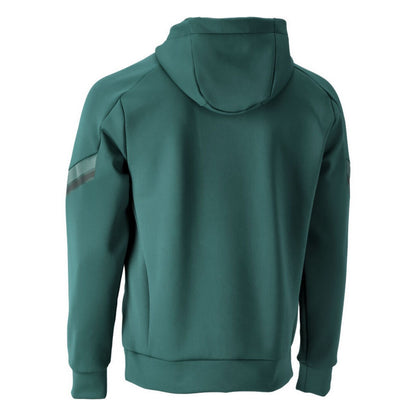 Forest Green - Back - Mascot Mens Customised Fleece Hoodie