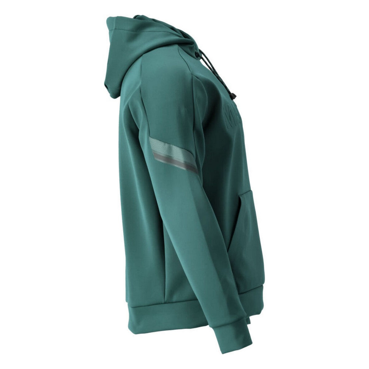 Forest Green - Side - Mascot Mens Customised Fleece Hoodie
