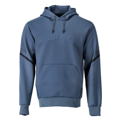 Stone Blue - Front - Mascot Mens Customised Fleece Hoodie