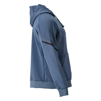 Stone Blue - Side - Mascot Mens Customised Fleece Hoodie
